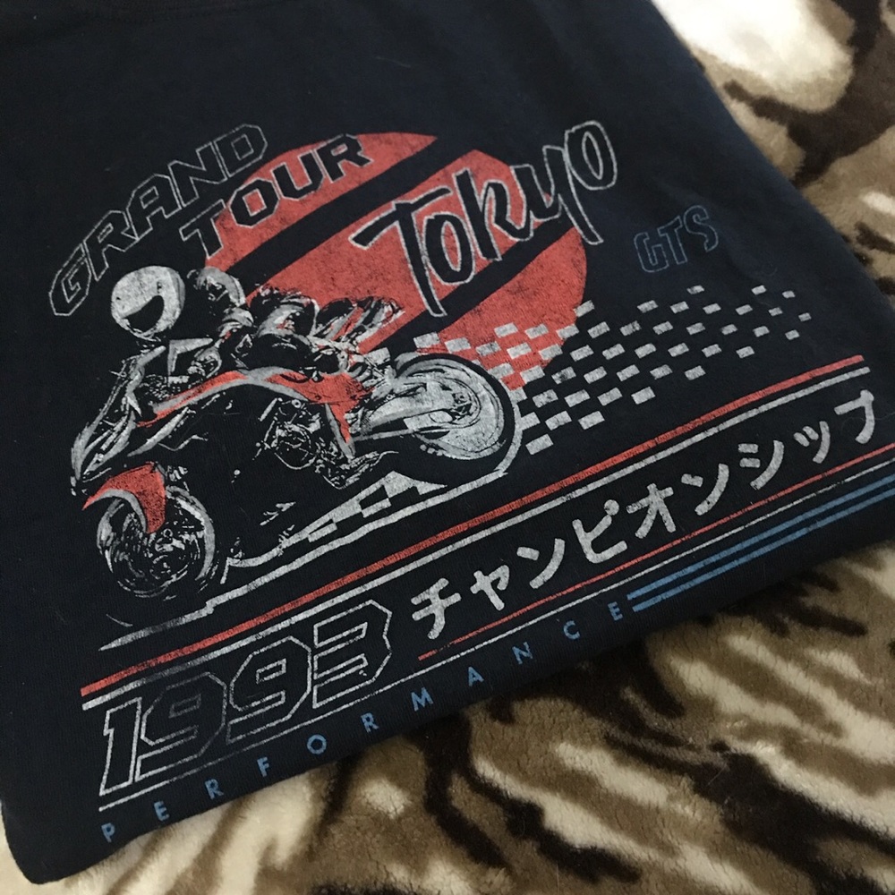 John galt racing crop tee